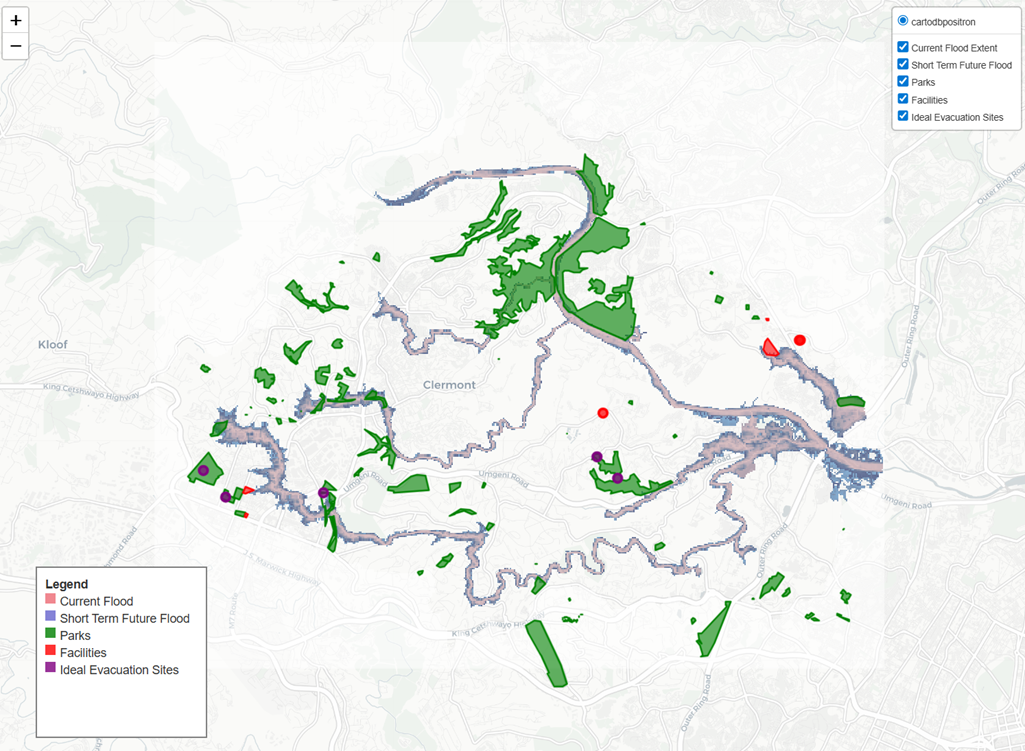 Parks / Facilities / Evacuation Spots Map